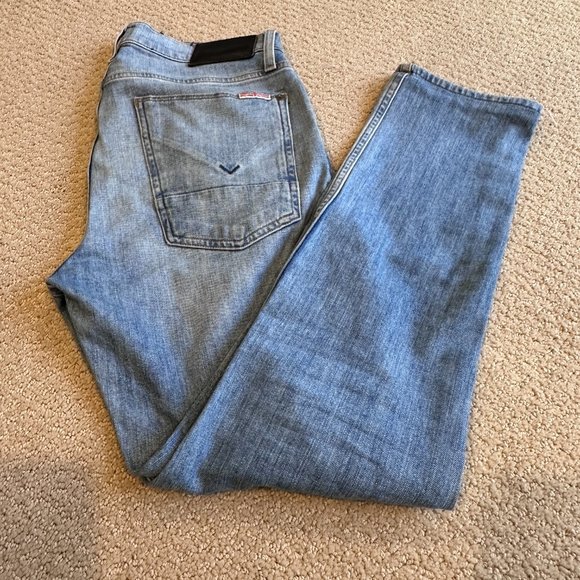 Hudson Jeans Axl Slim Fit Button Fly Light Wash Mid Rise Size 30 #M715DAZ - Picture 3 of 16